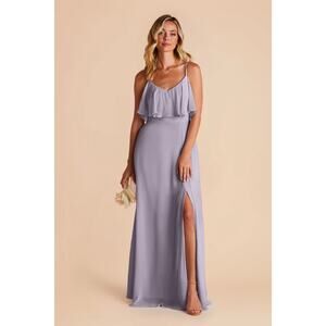 1219 NWT Birdy Grey Jane Convertible Chiffon Bridesmaid Dress Lilac  Extra Small